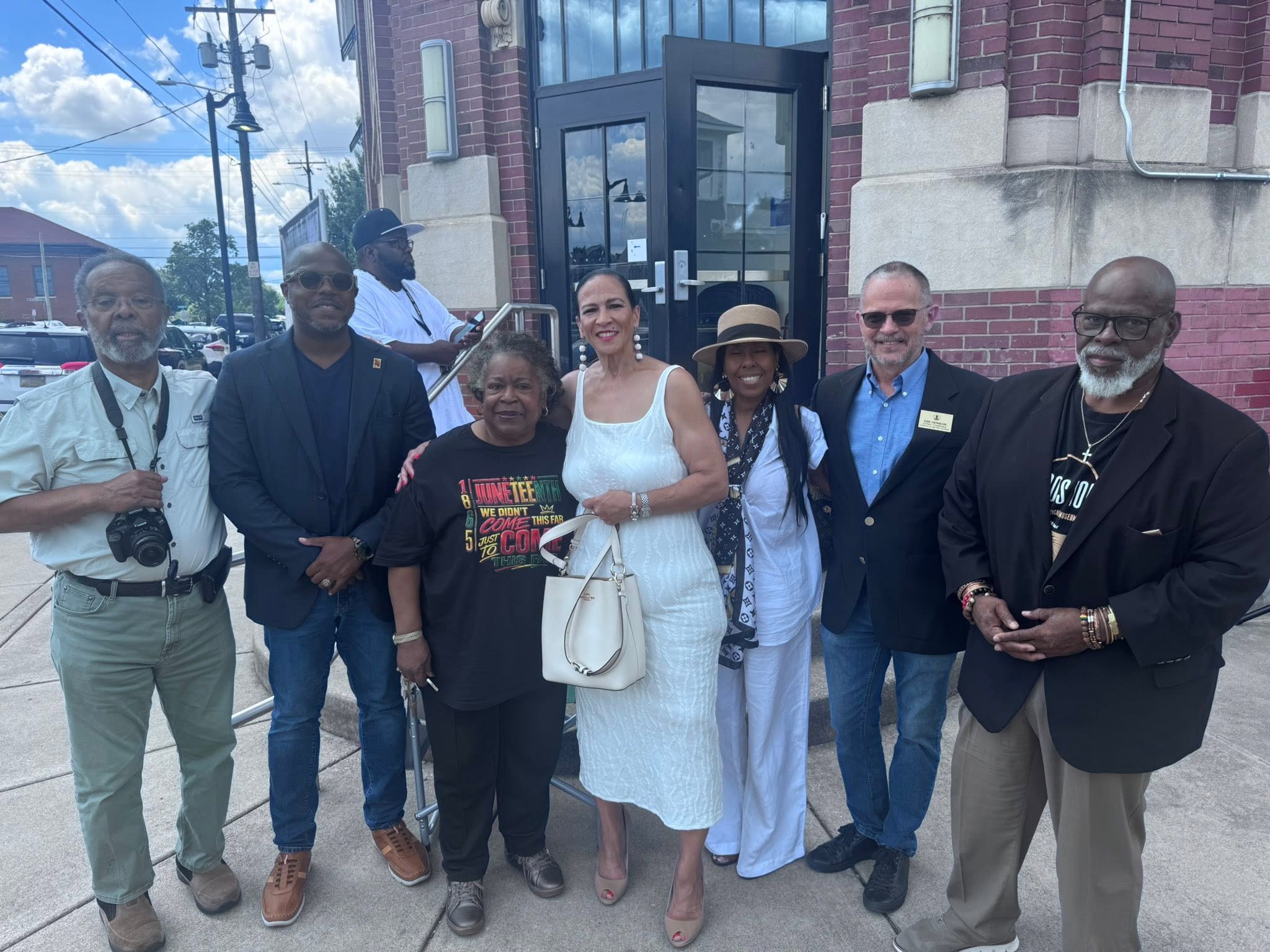 Group photo outside the ceremony building